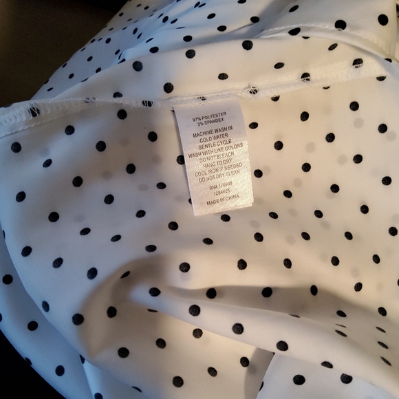 Maison d'Amélie Polka Dot Blouse - Picture 8 of 9